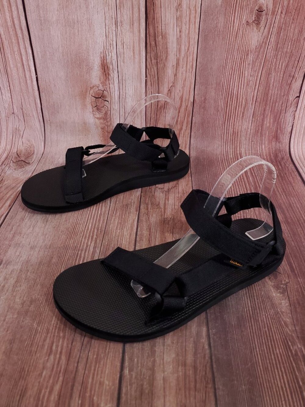 Teva Mens Size 11 Original Universal Black Sandals Sport Water Outdoor 1004010
